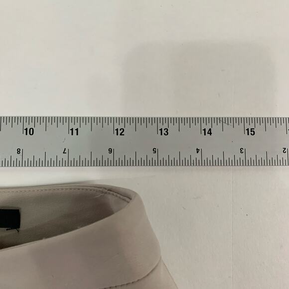 AQ/AQ 6L Long Womens Split Hem January Trouser Beige Front Split Wide Leg - Picture 6 of 9